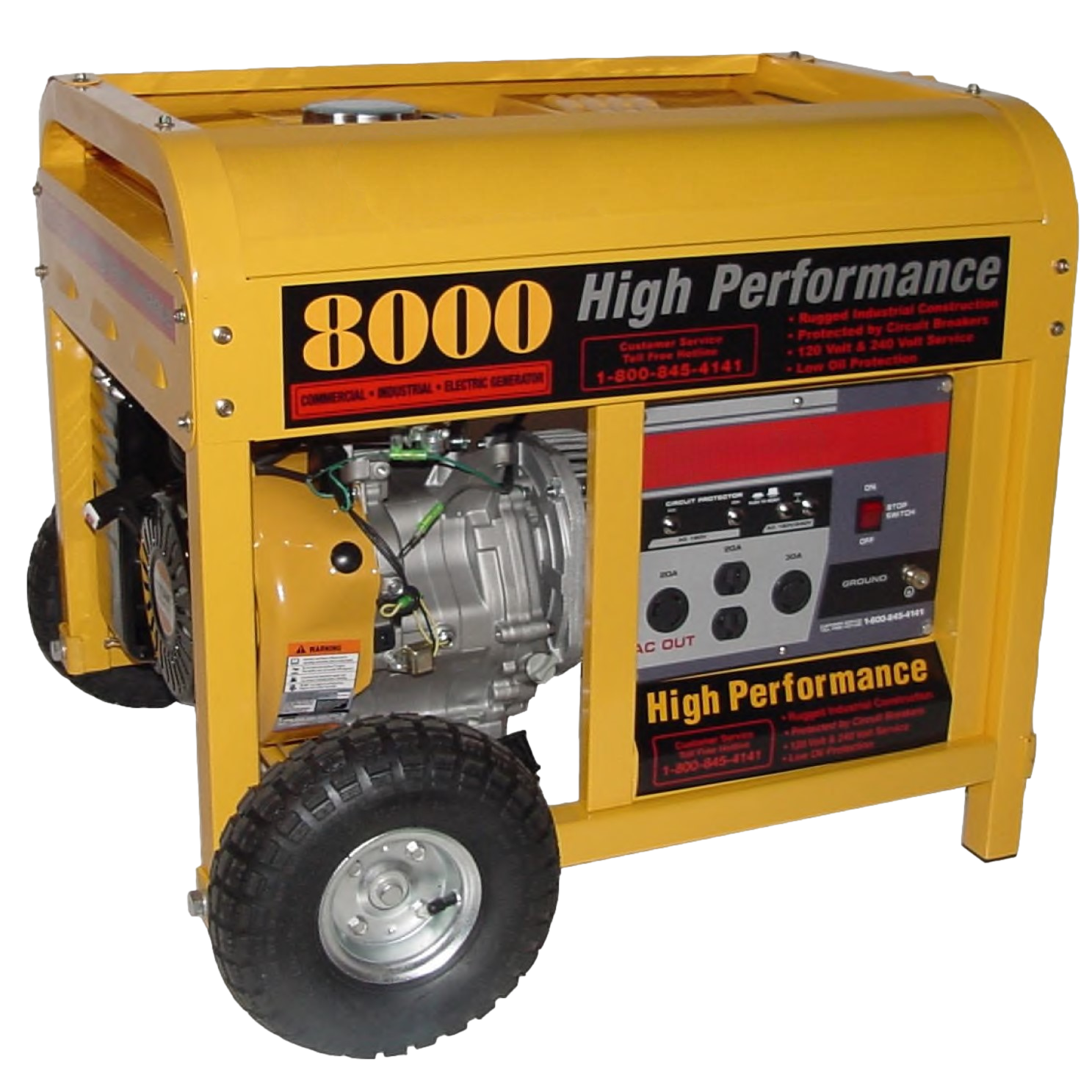 8000/8500/9000: 10-11.5 HP