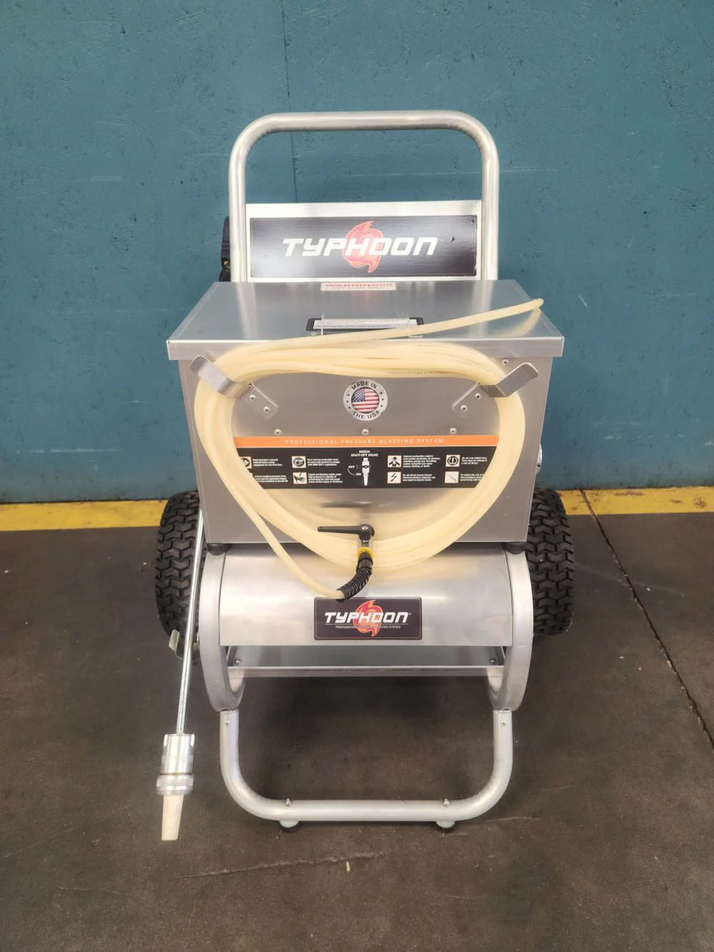 Sand Blaster Accessory Cart For Pressure Washers