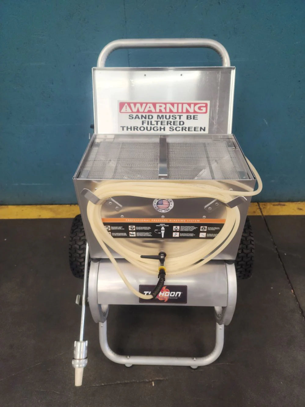 Sand Blaster Accessory Cart For Pressure Washers